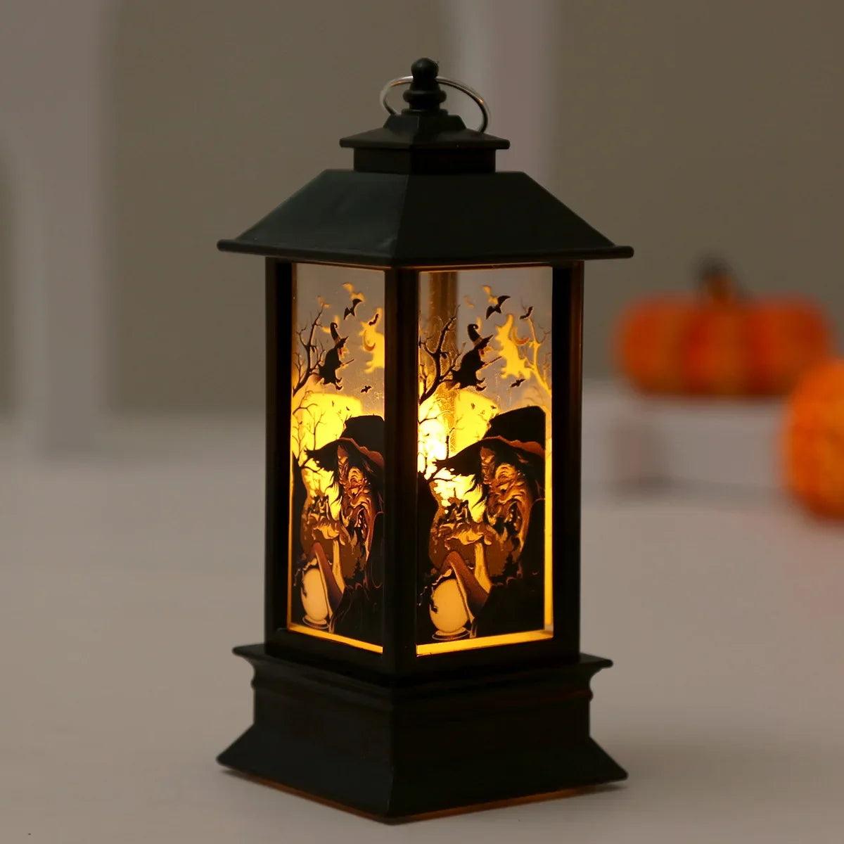 LED Pumpkin Lantern Halloween Party Horror Ghost Festival Bar Haunted House Ornaments Halloween Decoration Wind Lamp Kids Gift
