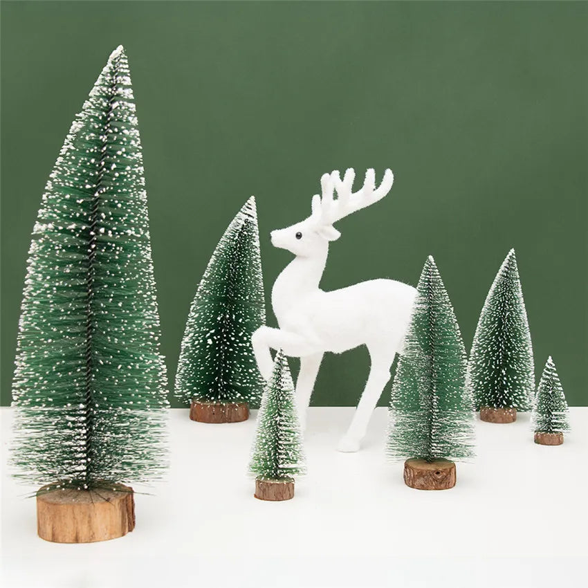 Christmas Tree Arbol De Navidad New Year'S Mini Christmas Tree Small Pine Tree Adornos De Navidad Desktop Mini Christmas Decor