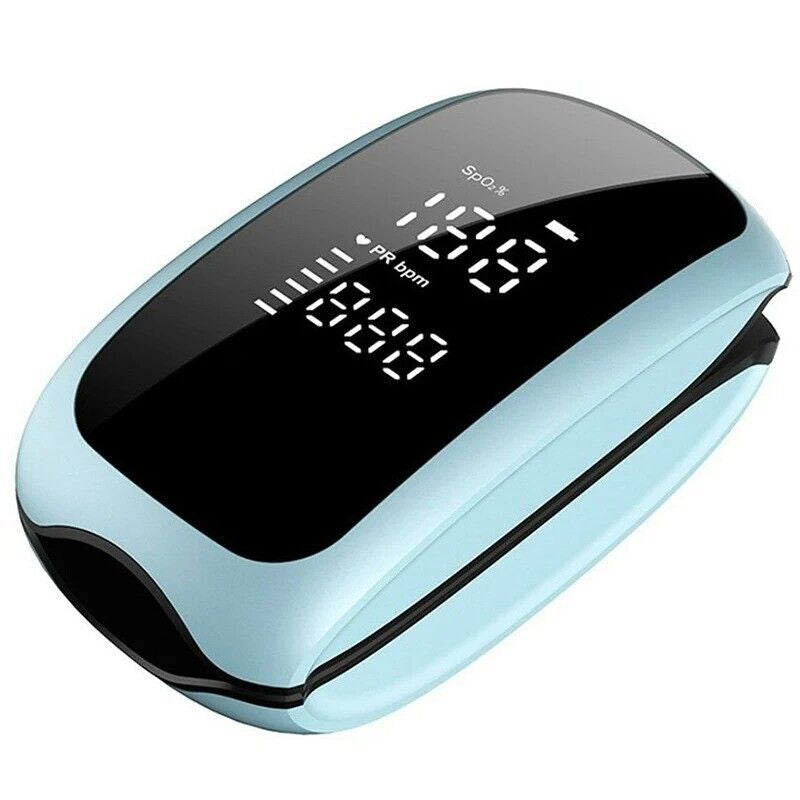 Rechargeable Finger Pulse Oximeter LED Blood Oxygen Spo2 Monitor Heart Rate