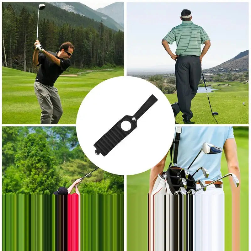 Golf Tee Holder Belt Clip Golf Tee PU Organizing Case Golf Tees Storage Bag Golf Accessories Gifts for Men Women Golfer Gift