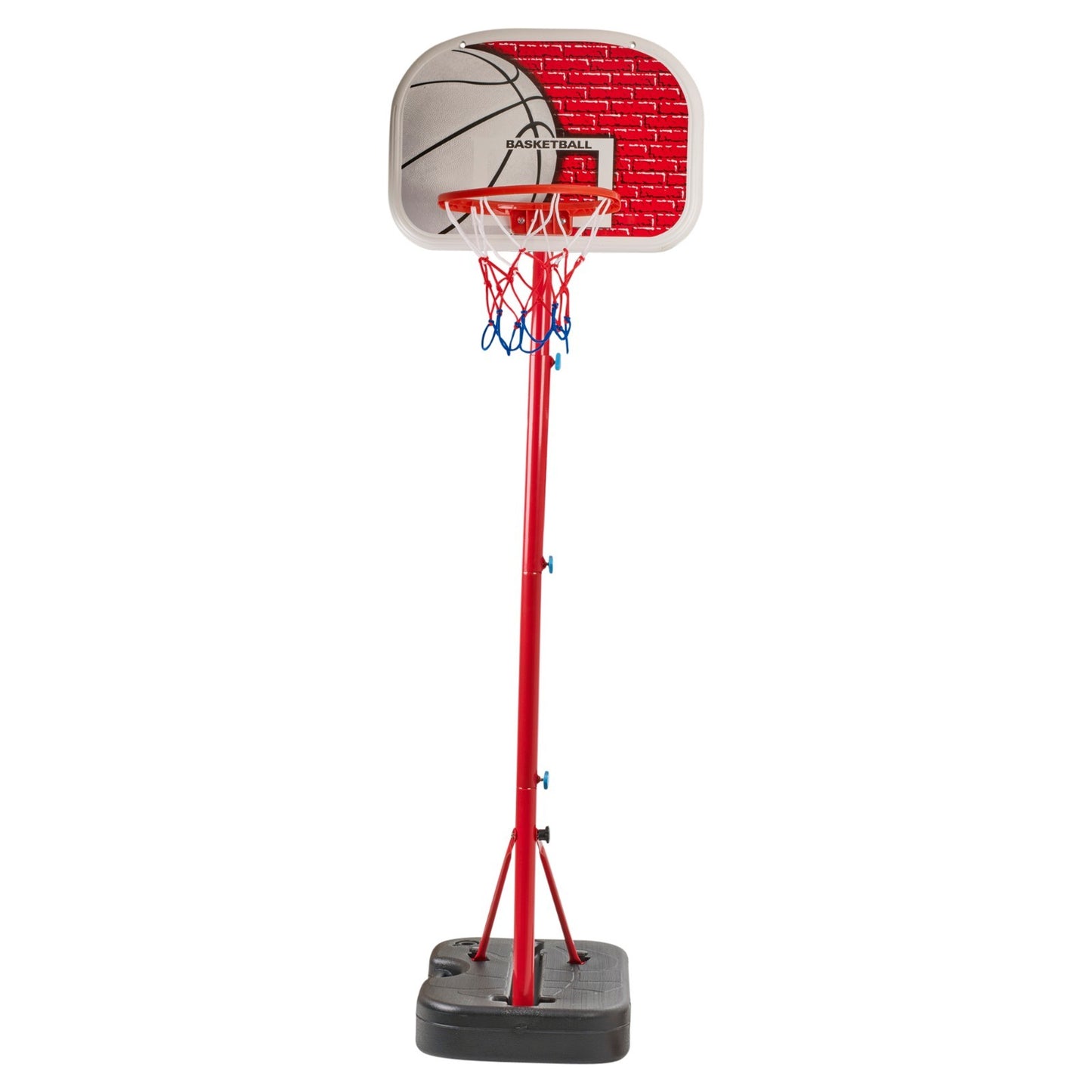 Free Standing King Sport Kids Basketball Hoop Net Set Backboard Stand Children