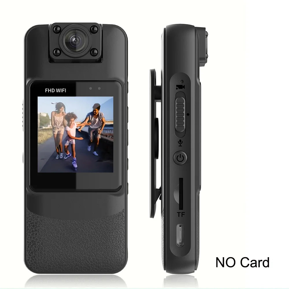 Motorcycle Mini Recorder 4K Finger Action Camera POV Mini Sports Camera with Video Recording 1.54 Inch IPS Screen Vlog Cam