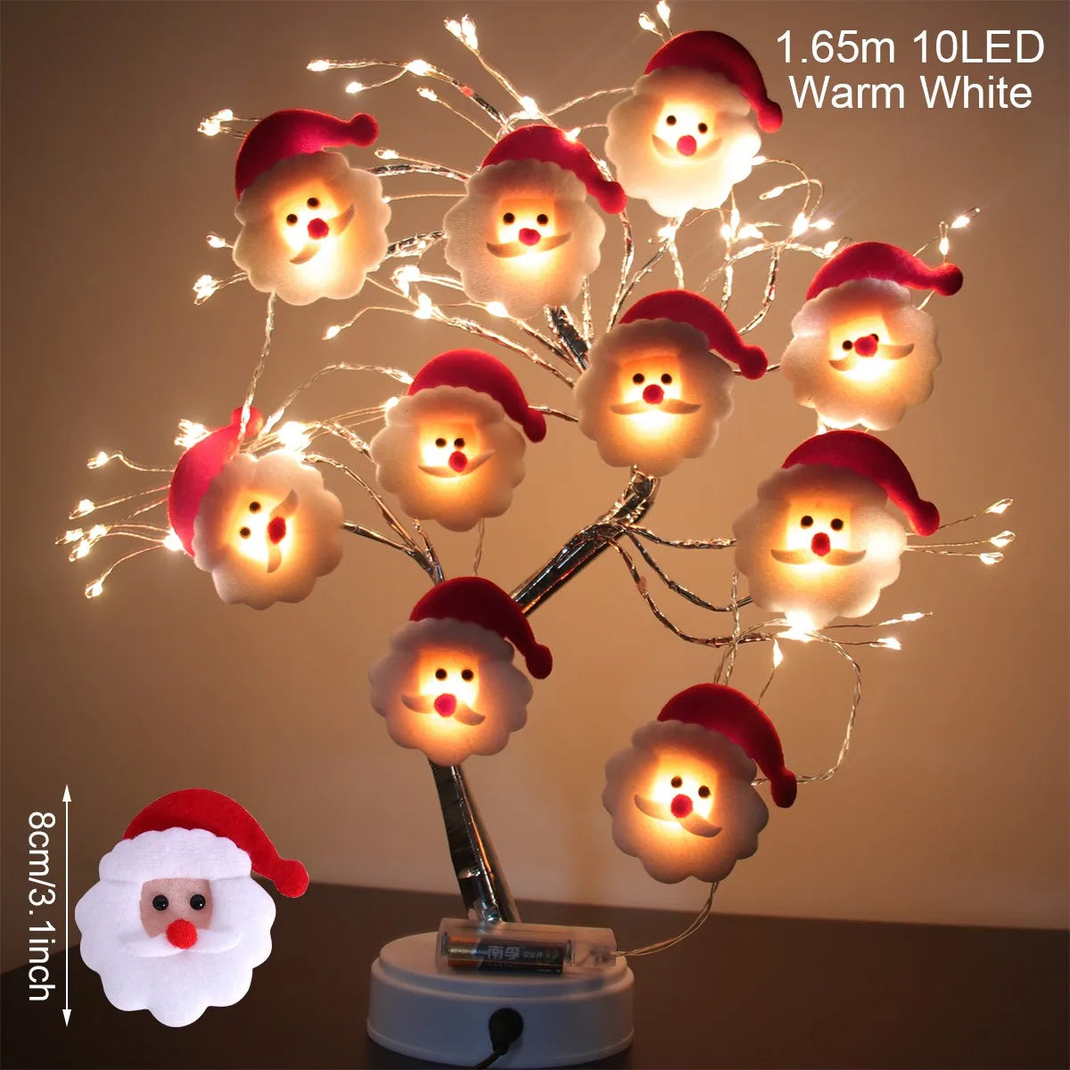 Snowman Christmas Tree Decor Garland Lights Hanging Christmas Ornaments Christmas Decorations for Home Navidad Natal New Year