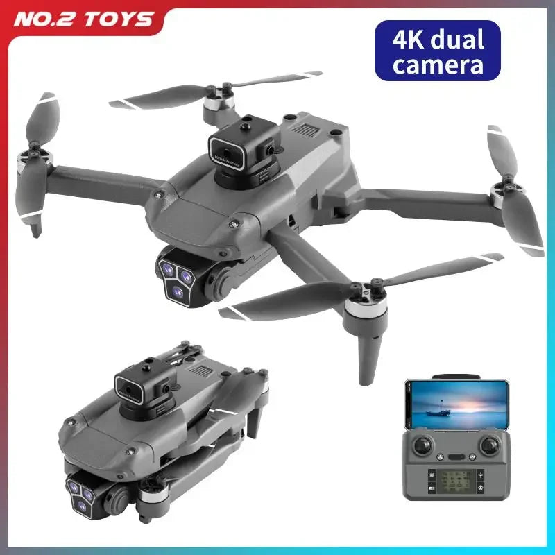 S181 GPS RC Drone 4K Dual Camera Intelligent Obstacle Avoidance Foldable Drones Brushless Remote Control Quadcopter Helicopter
