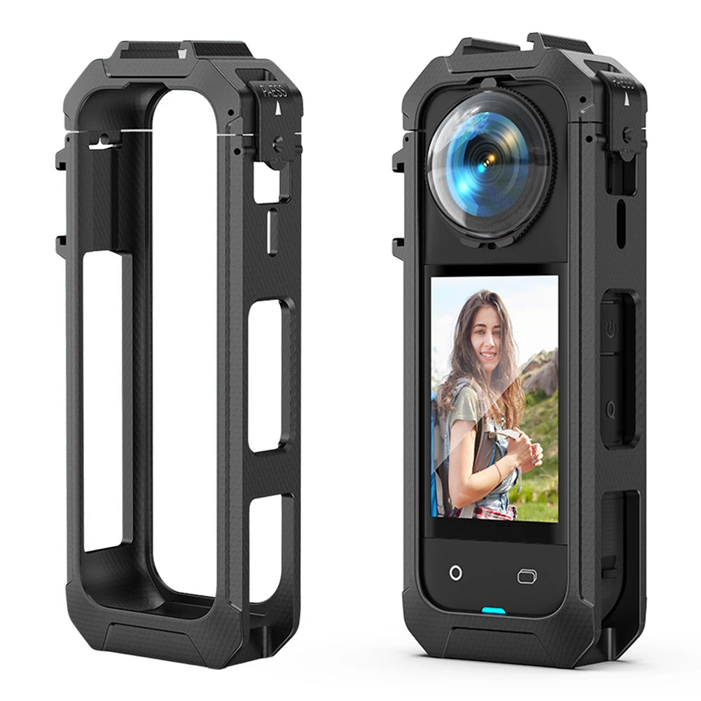 PC Protective Frame Magnetic Quick Release Interface Action Camera Frame Expansion Bracket for X5 Action Camera