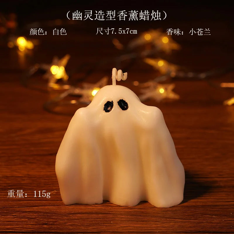 Creative Handmade Ghost Candles, Halloween Thanksgiving Decor, Halloween Candles, Home Autumn Candle, Halloween Gift Set