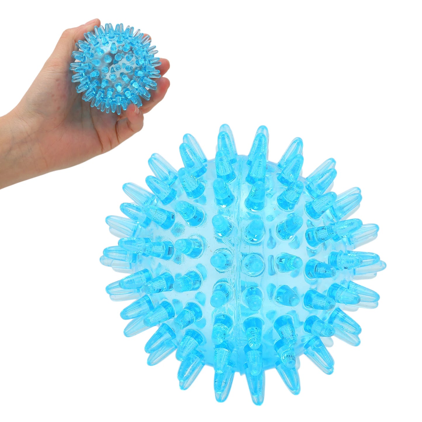 Spiky Hollow Soft Transparent Strength Recovery Exercise Stress Relief Massage for Hand Wrist Spiky Hand Recovery