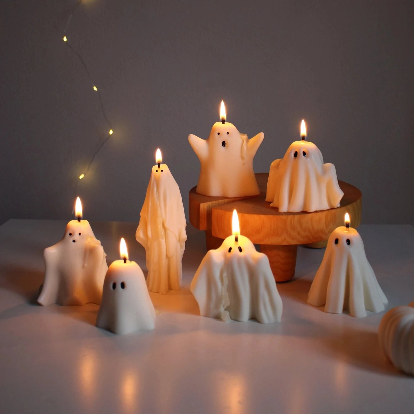 Creative Handmade Ghost Candles, Halloween Thanksgiving Decor, Halloween Candles, Home Autumn Candle, Halloween Gift Set