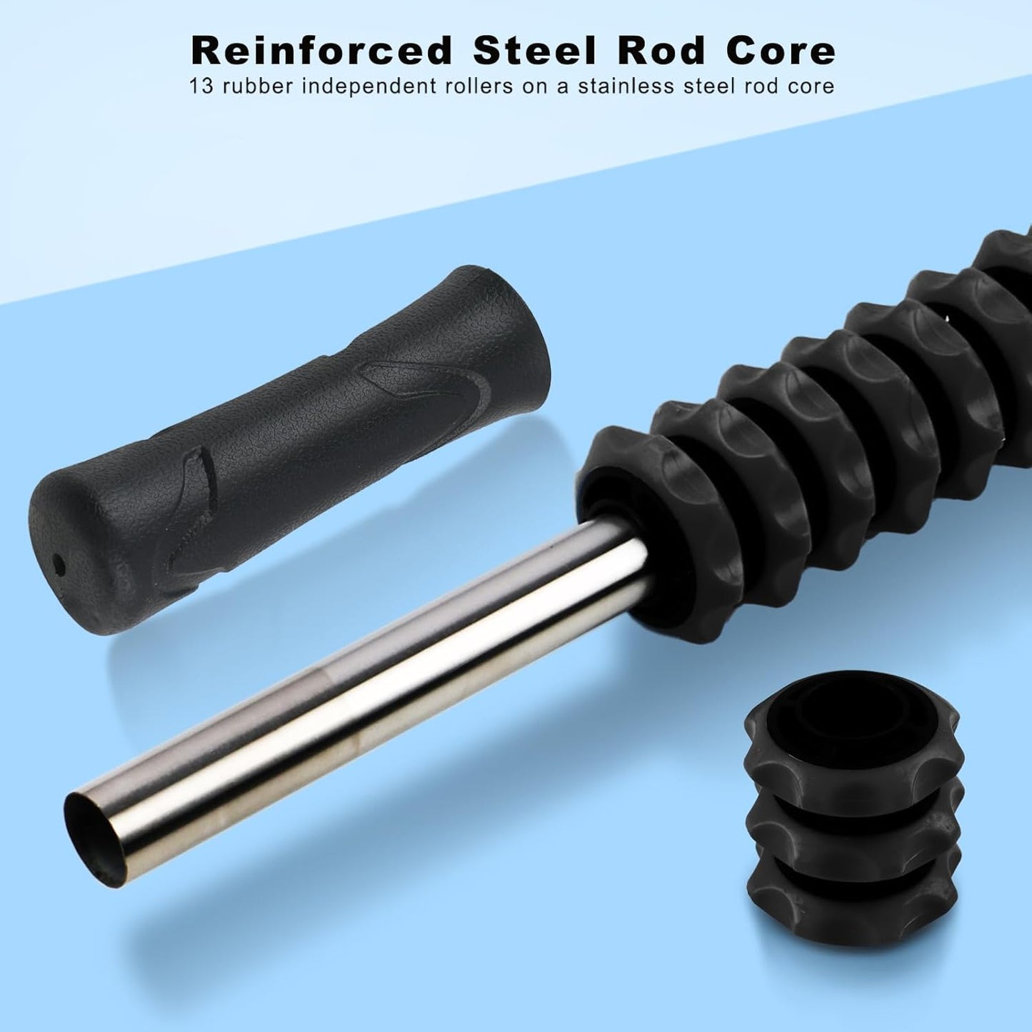 Muscle Roller Stick, Deep Tissue Massage Stick for Athletes, Therapy Muscle Stick for Exercise Runners, Lipo Stick for Relief Muscle Soreness, Fascia, Trigger Points, Help Calf, Leg, Back