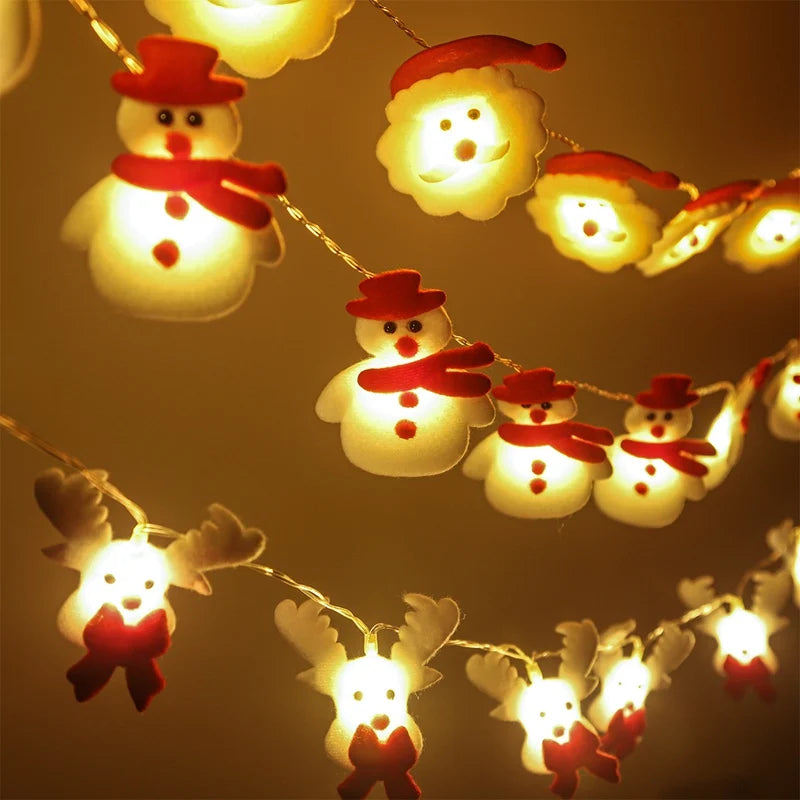 LED Merry Christmas Ornaments Christmas Decorations for Home 2024 Christmas Tree Decorations Xmas Deco Noel New Year 2025 Natal