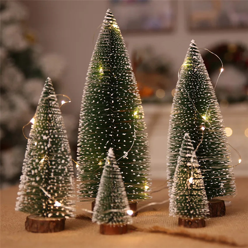 Christmas Tree Arbol De Navidad New Year'S Mini Christmas Tree Small Pine Tree Adornos De Navidad Desktop Mini Christmas Decor