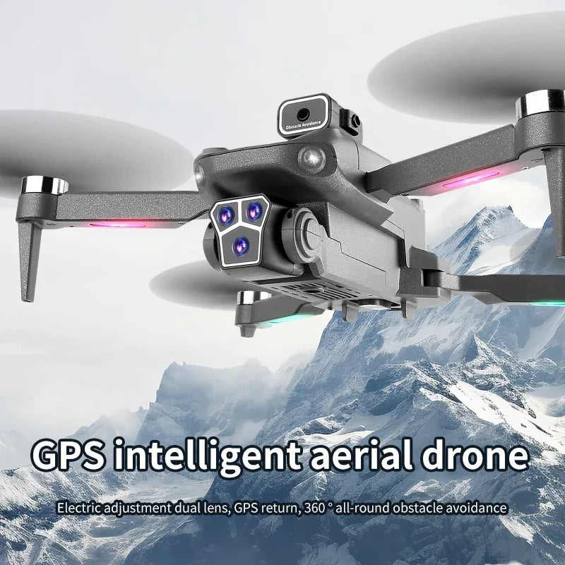 S181 GPS RC Drone 4K Dual Camera Intelligent Obstacle Avoidance Foldable Drones Brushless Remote Control Quadcopter Helicopter