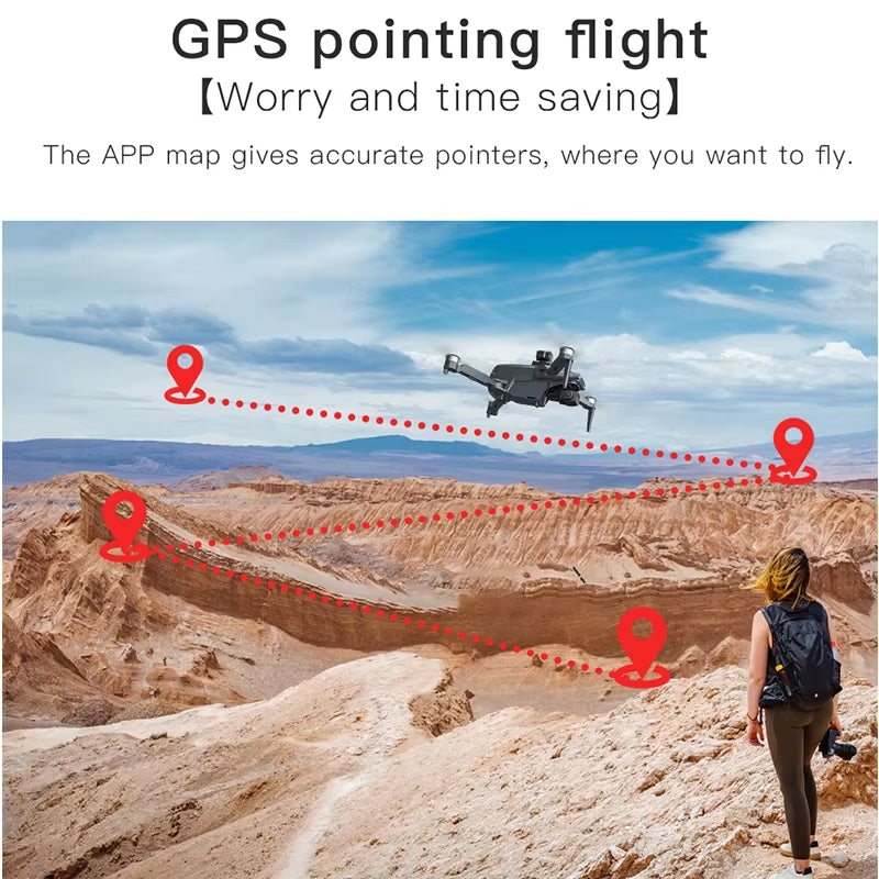 2025 New L600 PRO MAX GPS Drone 5KM 4K Professional HD Dual Camera 3-Axis Gimbal 360 Obstacle Avoidance Brushless Quadcopter Toy
