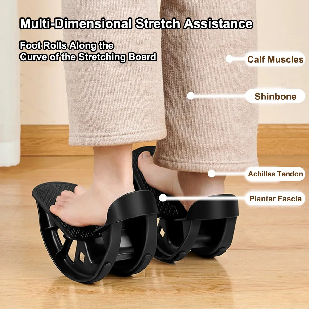Portable Calf Ankle Stretcher Foot Rocker Stretch Board Yoga Gym Fitness Sports Recovery Massage Pedal Balance Board Trainer