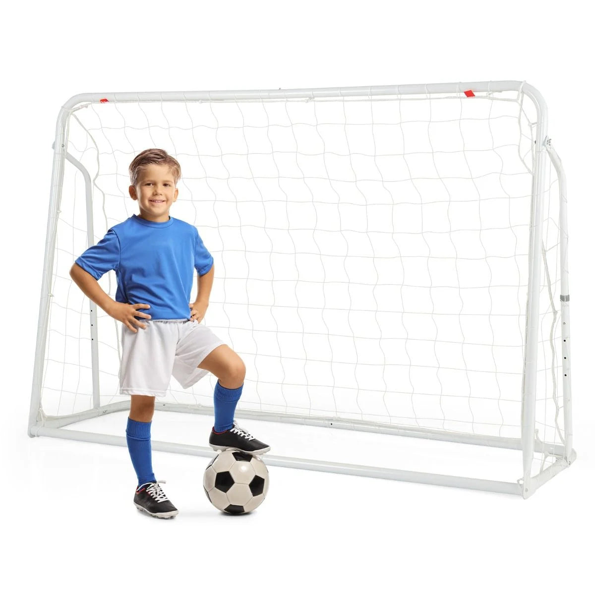 2-In-1 Kids Soccer Rebounder and Soccer Goal for Kids Aged 6+ Years Old
