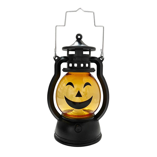 Cosplay Pumpkin Lights Decorative Kerosene Lanterns LED Handheld Lamp Pumpkin for Table Camping Garden Yard Party Home Decor