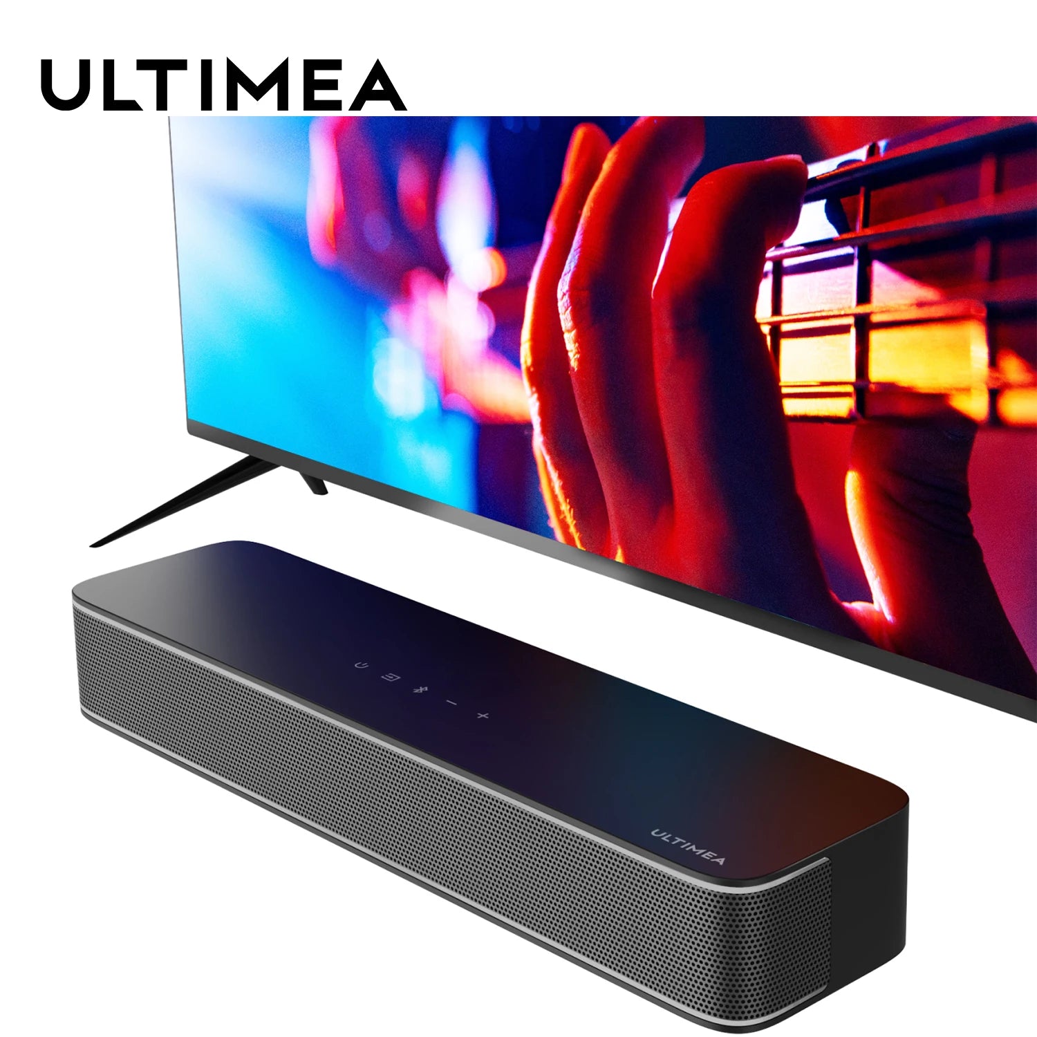 120W 2.1Ch Soundbar for TV, All-In-One PC Soundbar, Built-In Subwoofer, APP Control, Bluetooth 5.3 TV Sound Bar Speakers