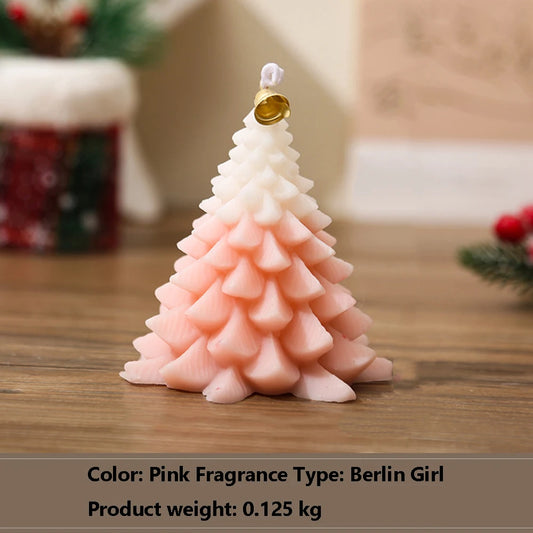 Christmas Tree Aromatherapy Candle Wholesale Gift Box Set Christmas Gift DIY Atmosphere Decoration Design Christmas Candles