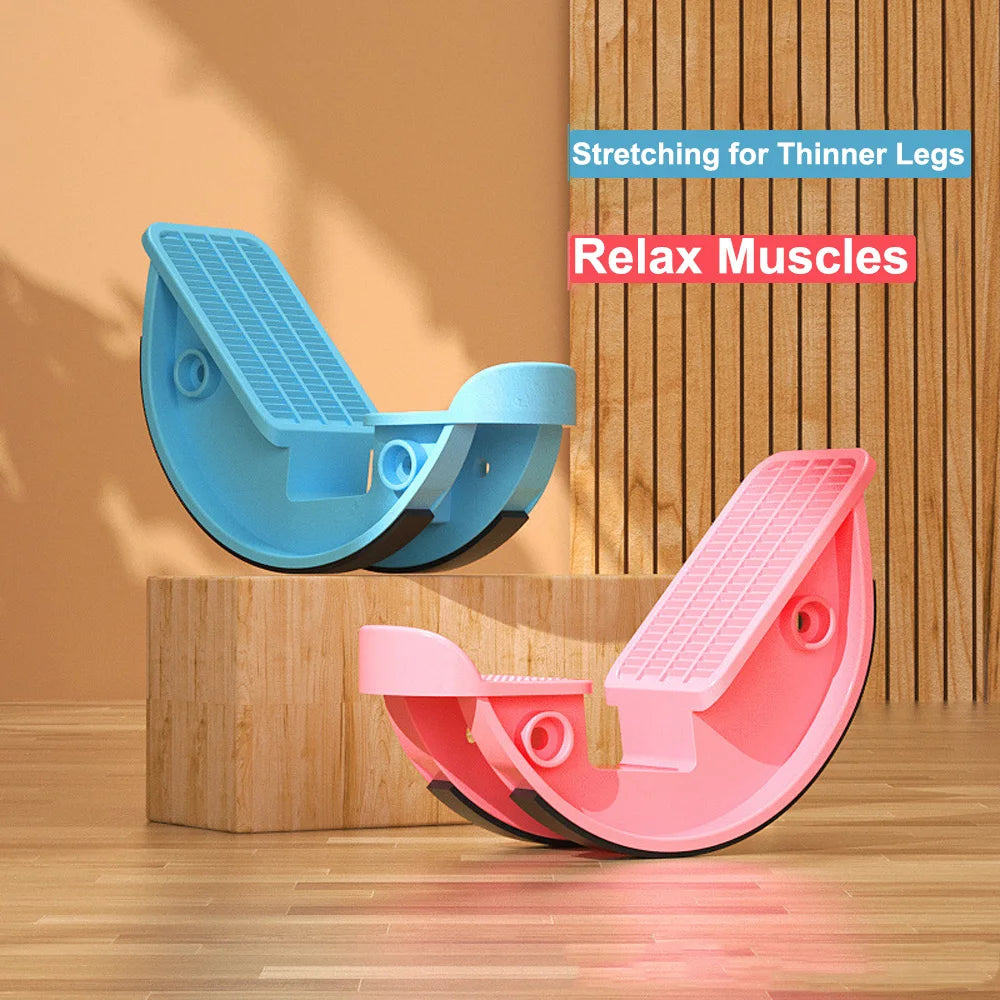 Portable Calf Ankle Stretcher Foot Rocker Stretch Board Yoga Gym Fitness Sports Recovery Massage Pedal Balance Board Trainer