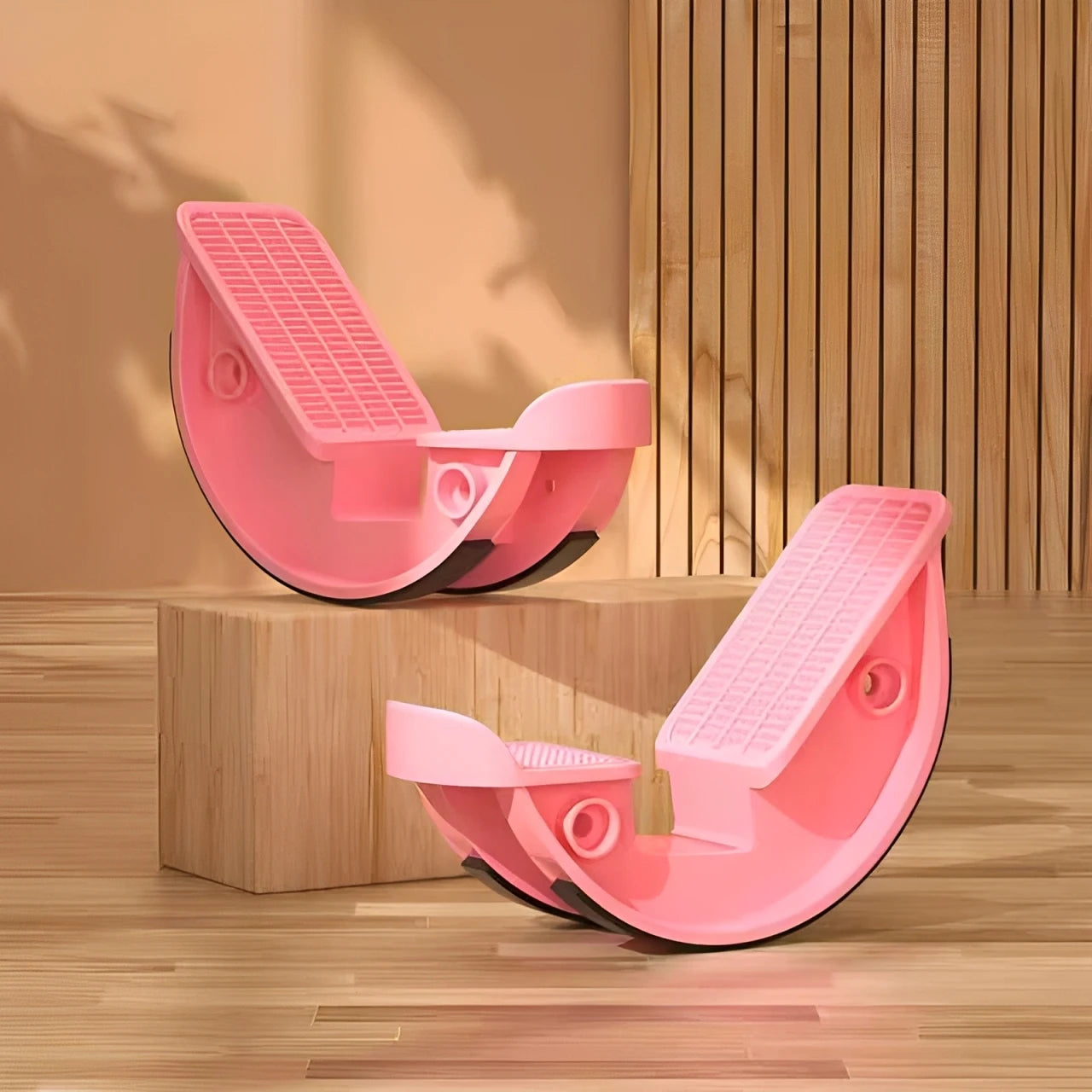 Portable Calf Ankle Stretcher Foot Rocker Stretch Board Yoga Gym Fitness Sports Recovery Massage Pedal Balance Board Trainer