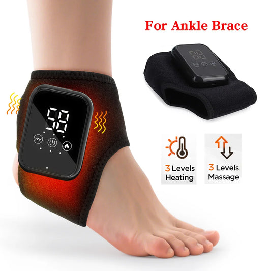Electric Heating Wrist Guard Vibration Massage 5 Levels Hot Compress Wrist Brace Protector Wrap Rechargeable Heating Wristband