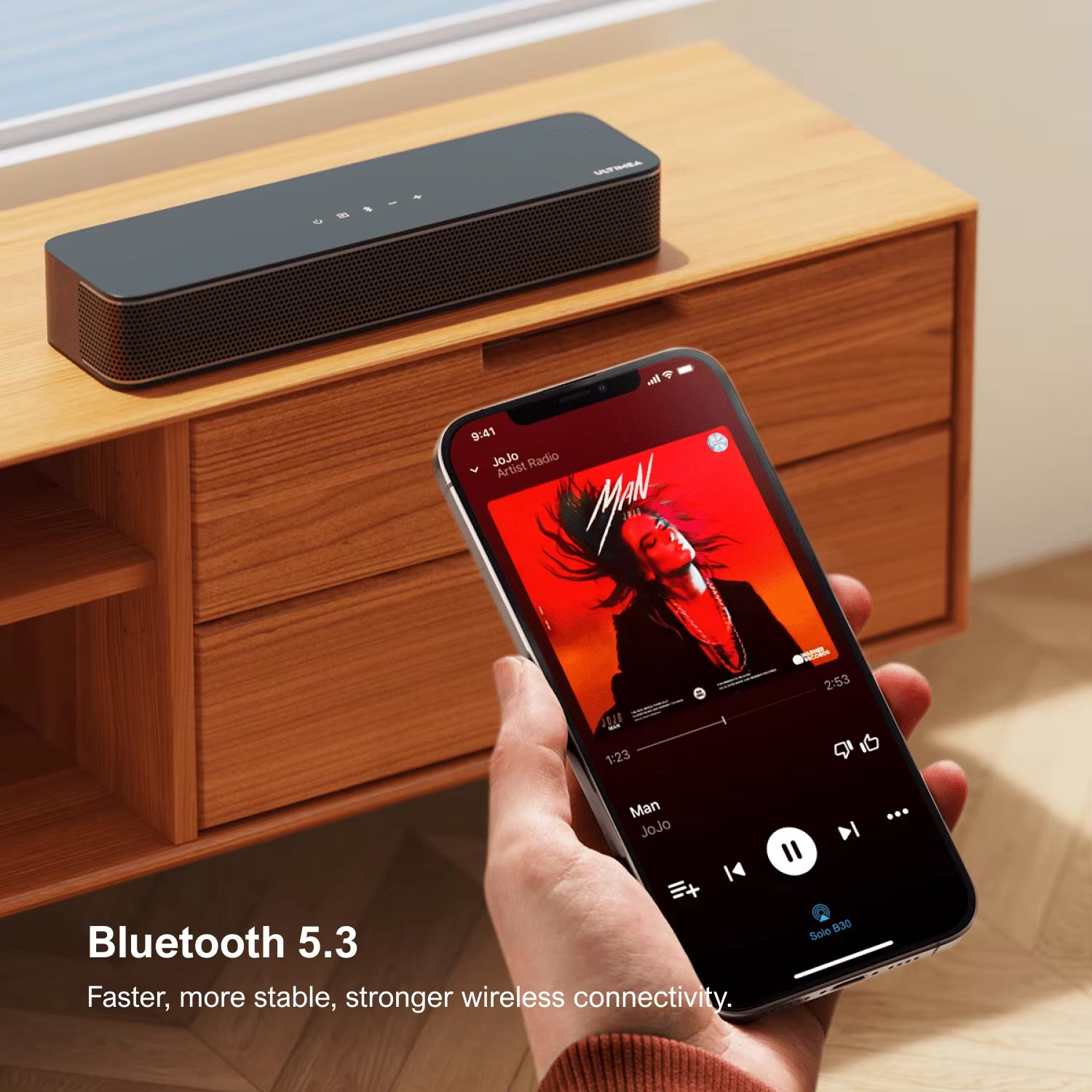 120W 2.1Ch Soundbar for TV, All-In-One PC Soundbar, Built-In Subwoofer, APP Control, Bluetooth 5.3 TV Sound Bar Speakers