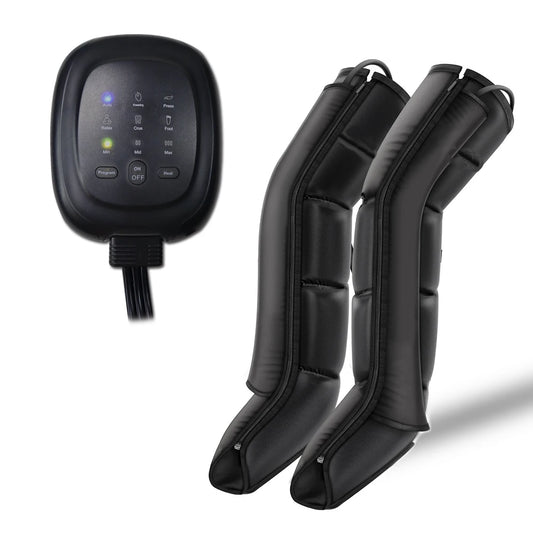 Air Compression Leg Recovery System Foot Massager for Circulation and Relaxation Calf Massage Muscle Pain Relief Device