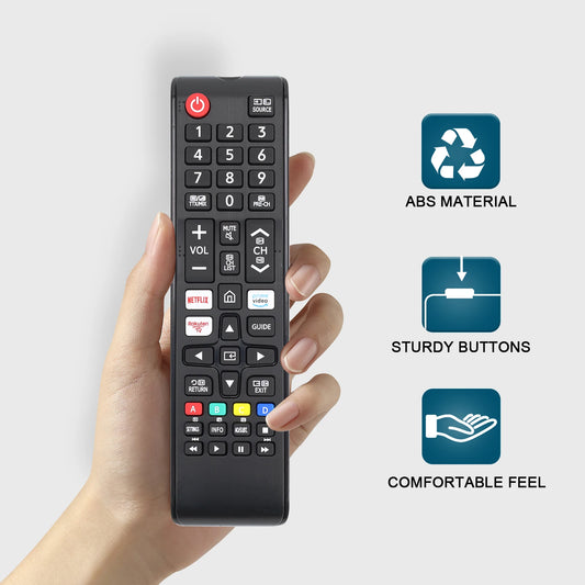 Universal Remote for All Samsung TV Remote BN59-01315J Replacement for All Samsung LCD LED HDTV 3D Smart Tvs with Hulu Netflix P